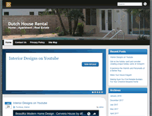 Tablet Screenshot of dutchhouserental.com